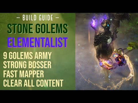 [3.14 Path of Exile ready] Build Guide - Stone Golems Elementalist - the speedy Impale Minions!