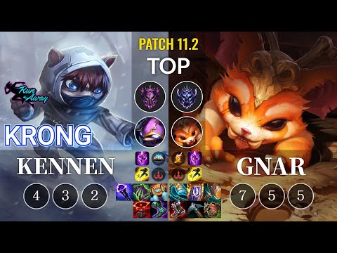 RNW KronG Kennen vs Gnar Top - KR Patch 11.2