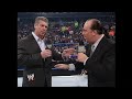 Paul Heyman Makes A Royal Rumble Announcement SmackDown Jan 29 2004