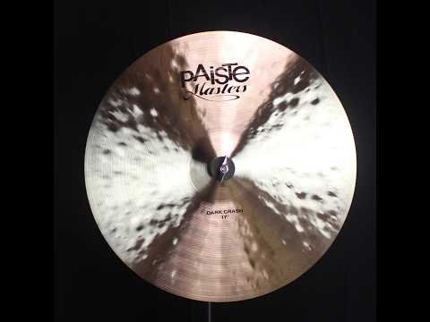Paiste 17" Masters Dark Crash - 1161g (video demo) image 2