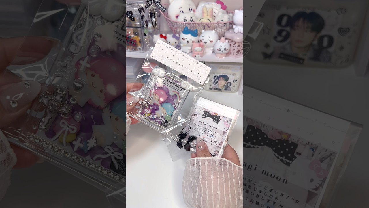 トレカキーホルダー梱包໒꒱· ﾟ #梱包 #packing #handmade #ハンドメイド #オタ活 #手元動画 #生活音 #音フェチ #youtubeshorts #shorts #fyp