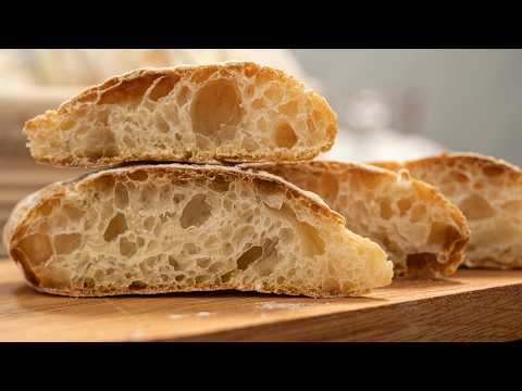 Quick and Delicious Ciabatta Bread Recipe, Grandma's Favorite Bread