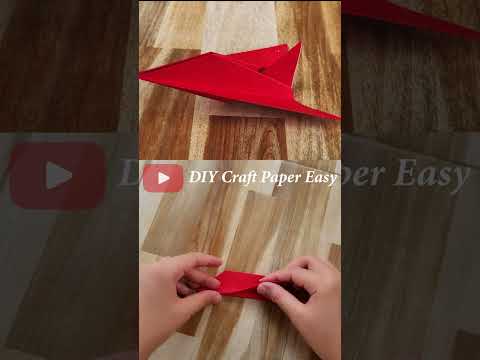 Easy Origami Paper Plane Craft for Beginners