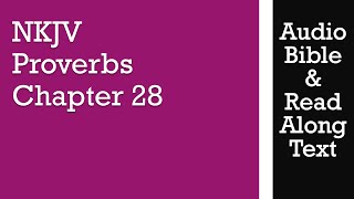 Proverbs 28 - NKJV - (Audio Bible & Text)