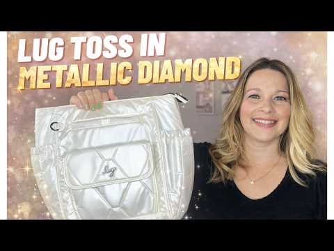 Lug Toss Crossbody Bag Review | LUG Toss in Metallic Diamond | #lug