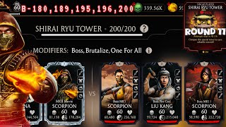 Download lagu MKII Movie Scorpion Vs Fatal Shirai Ryu Tower Final Boss Battle 200 & 180 Fight   Rewards MK Mobile mp3
