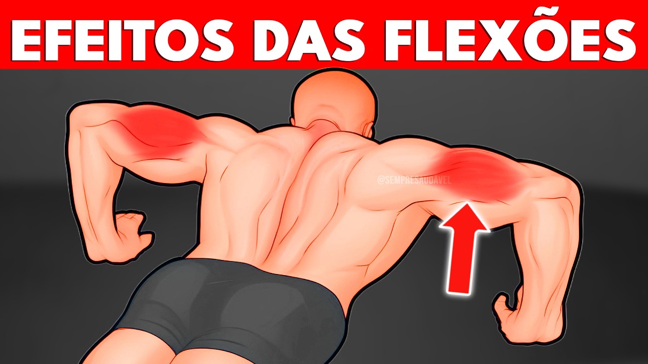 Isso é o que acontece com o seu corpo ao fazer Flexões TODOS OS DIAS