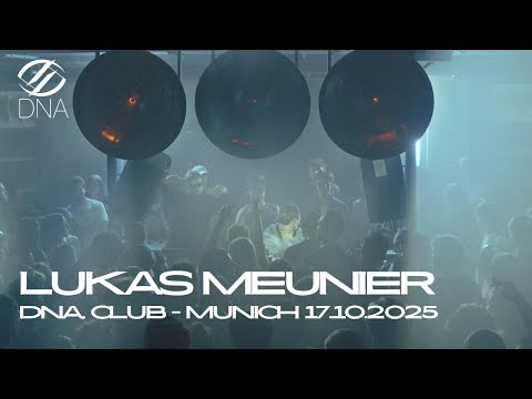 Lukas Meunier LIVE - DNA, Munich 17.10.2025 I Trance - Hardgroove Set