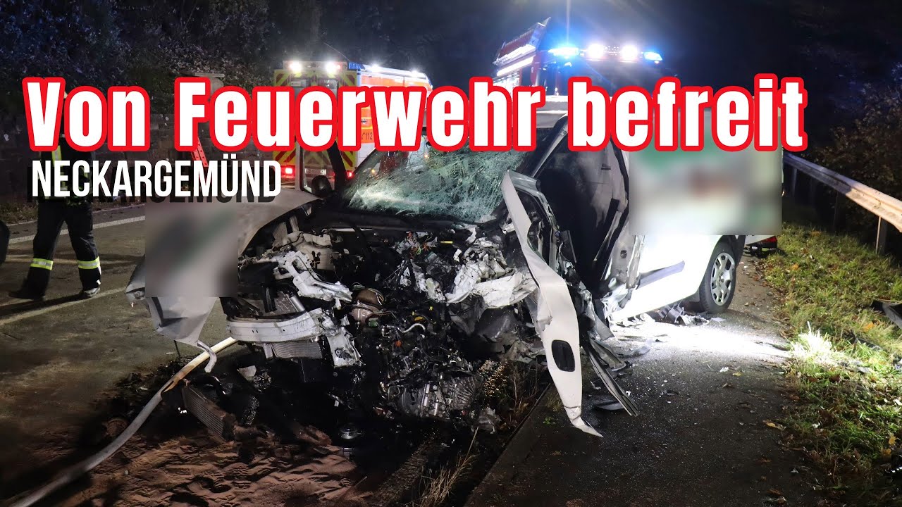 19-Jähriger gerät in Neckargemünd in Gegenverkehr – Schwerer Frontalcrash auf der L 534