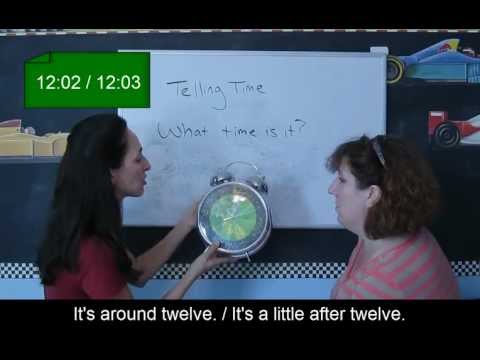 Lesson 58 - Telling Time - Learn English with Jennifer