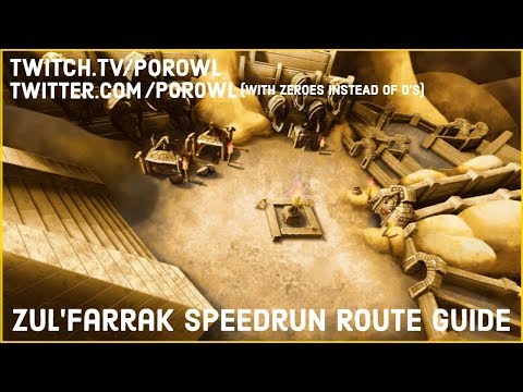 WoW Gold Farm | Zul'Farrak Transmog Speedrun Route Guide.