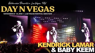 Kendrick Lamar & Baby Keem - Family Ties & Range Brothers LIVE @ DAY N VEGAS