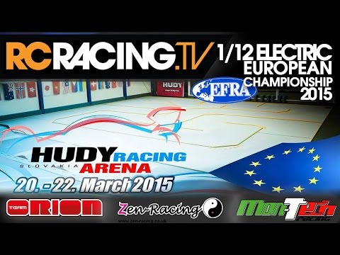 EFRA 1/12th Track Euros 2015 - Saturday  - LIVE!!