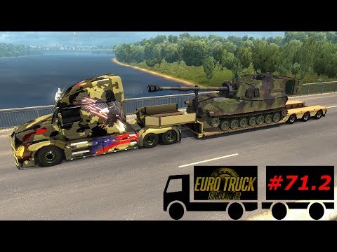 Lets Play - ETS2 #71.2 - Von Bourges (F) nach Paris (F) mit 24t M109A6 Paladin