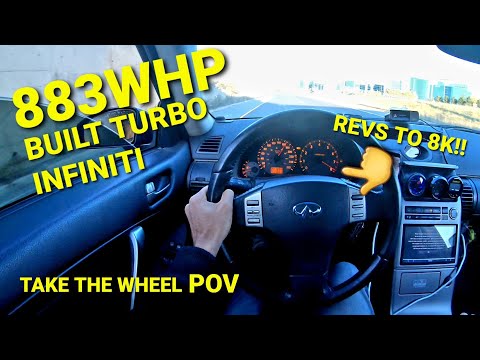 RIPPING My 883WHP TURBO INFINITI G35 Coupe - SPOOOOOOL