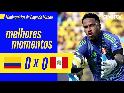 Gols e lances de Colômbia x Peru
