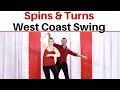 West Coast Swing Spins and Turns | Turn Technique