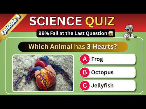 60 Science Quiz Challenge | Episode 3 | Brainbouncejr |