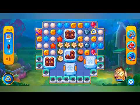 фишдом 2022  #  10722 уровень - прохождение без бустеров # Fishdom,   10722  level - no Boosters.