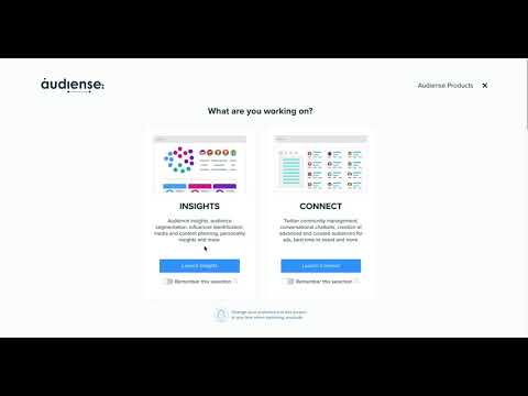 Audiense Insights report hack using Audiense Connect