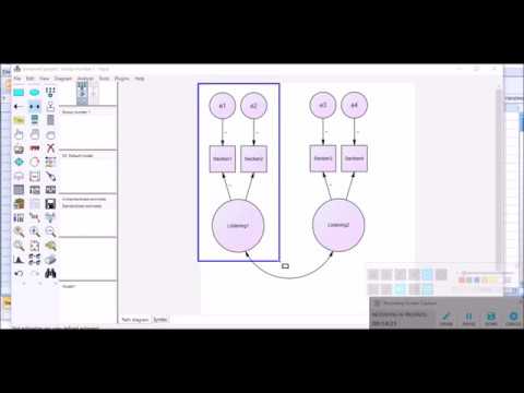 Confirmatory factor analysis in AMOS | Part 1
