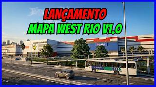 🔴Gameplay Novo Mod Mapa West Rio V1.0 | Linha SV385 | Proton Bus Simulator | PBSU | Mods