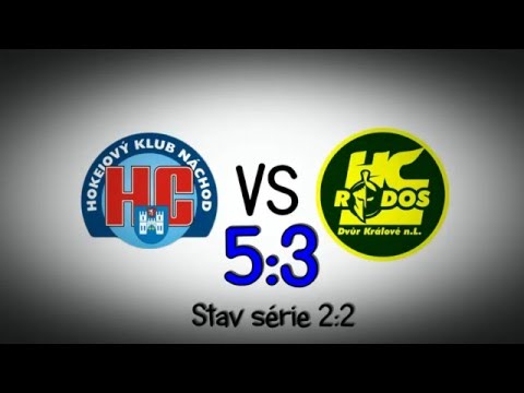 4. Finále HC Náchod - HC Rodos Dvůr Králové n.L. 5:3 - 16.3. 2016 | 1080p