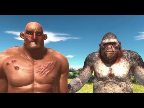 Troll Rise of the Beasts vs Dinosaurs Baby T-Rex Godzilla - Animal Revolt Battle Simulator