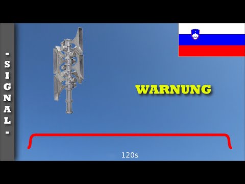 Sirenensignal "Warnung" (Slowenien) | SES 1000