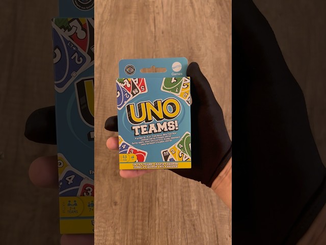 Vídeo relacionado con Mattel Games UNO Teams Juego de Cartas para niños, niñas y Adultos, Noches en Familia, Fiestas y Viajes, con Reglas Especiales para Jugar en Equipos de Dos Personas, JDM40