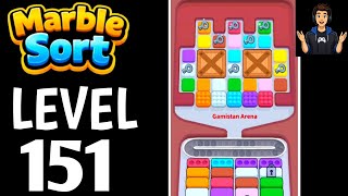 Marble Sort Level 151 Full Walkthrough Solution|Marble Sort - Color puzzle Gameplay