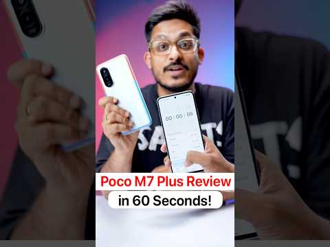 Thumbnail for Poco M7 Plus 5G Review in 60 Seconds!