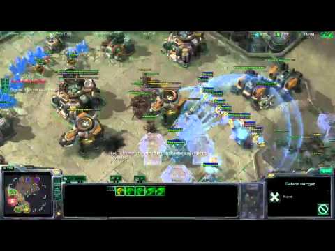 CrunCher, Minigun, CatZ and TriMaster play 4v4 [Game 1] - Starcraft 2 Ladder