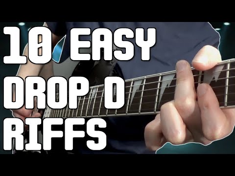 Top 10 Easy Drop D Riffs Tabs On Guitar, Great For Beginners!