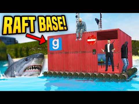 MONEY PRINTING ON MY RAFT BASE - Gmod DarkRP