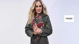 FENDI - Sarah Jessica Parker with the new Baguette® 26424 by Maria Grazia Chiuri