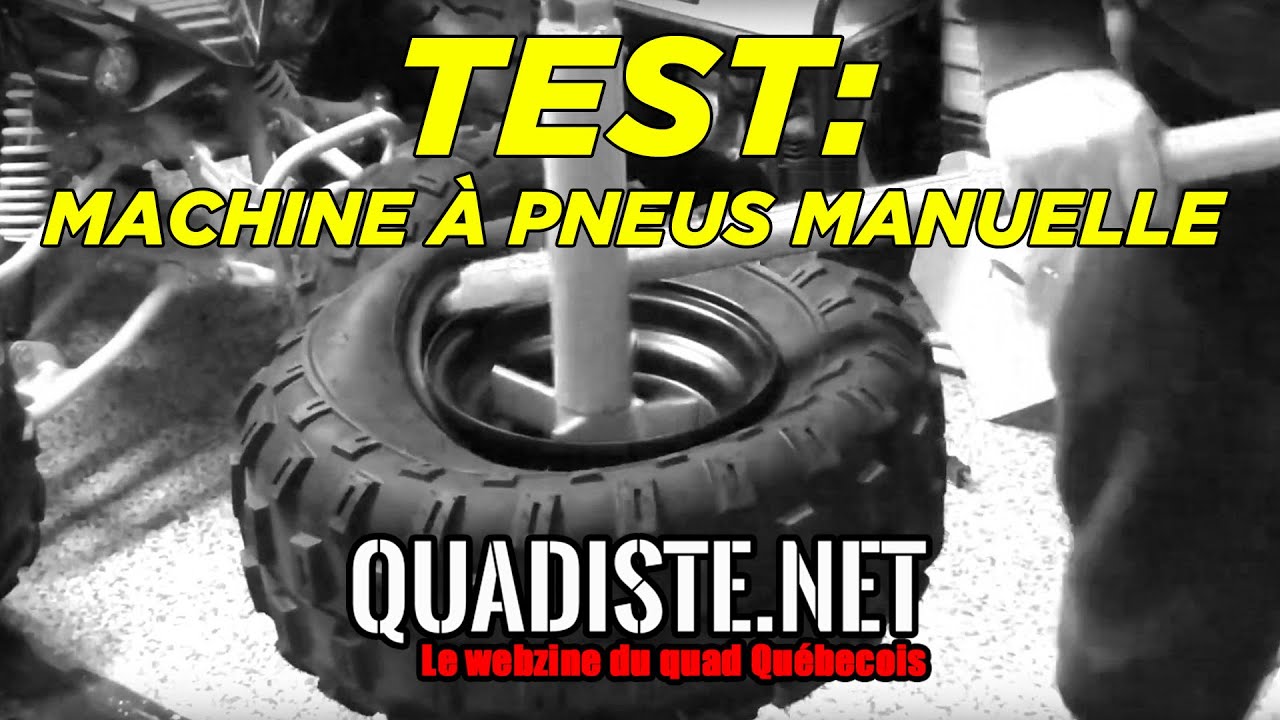 TEST: Machine manuelle pour remplacer les pneus, Est ce que ça fonctionne