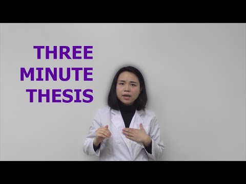 Three Minute Thesis (3MT) 2020 - Aki Suzuki