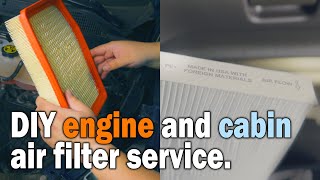 Intake Air Filter & Cabin Filter Replacement - 2019 Sierra / Silverado 6.2L