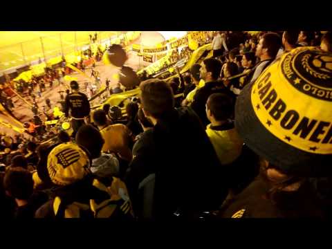 "peñarol huracan recibimiento en argentina" Barra: Barra Amsterdam • Club: Peñarol