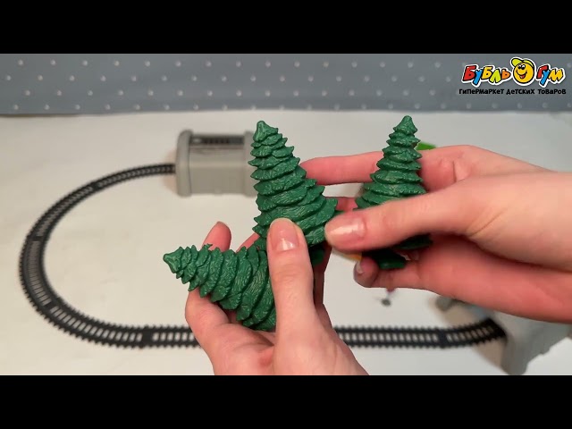 Железная дорога Lanson Toys Каменоломня 158х176см 78дет - видео