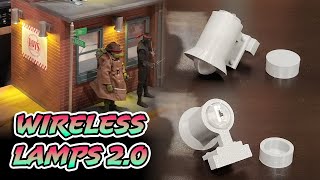 Custom Wireless LED Lamps 2.0 for the NECA Street Scene Diorama