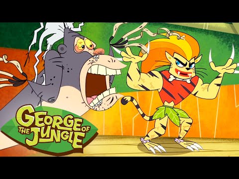 Destroyer Of The Jungle 💥 | George of the Jungle | 1 Hour Episode Compilation | Cartoons For Kids