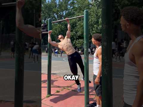 He did 1 arm pull-ups for $1,000💪🏽‼️