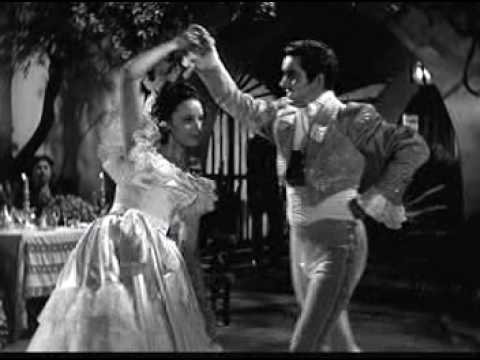 Tyrone Power & Linda Darnell dance in THE MARK OF ZORRO