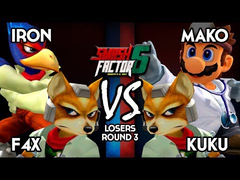 Smash Factor 6 - Iron & F4X Vs. Mako & Kuku - Losers Round 3