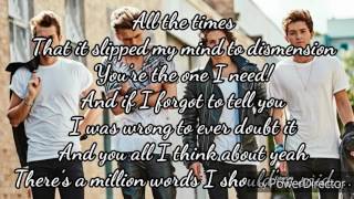 The Vamps - Million Words (Lyrics)