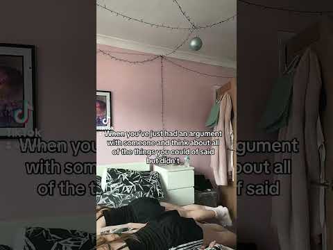 When you’ve just had an argument and think about what you could of said but didn’t// twin sisters