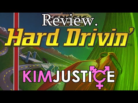 Hard Drivin' (Sega Mega Drive/Genesis) Review of a Mundane Game - Kim Justice