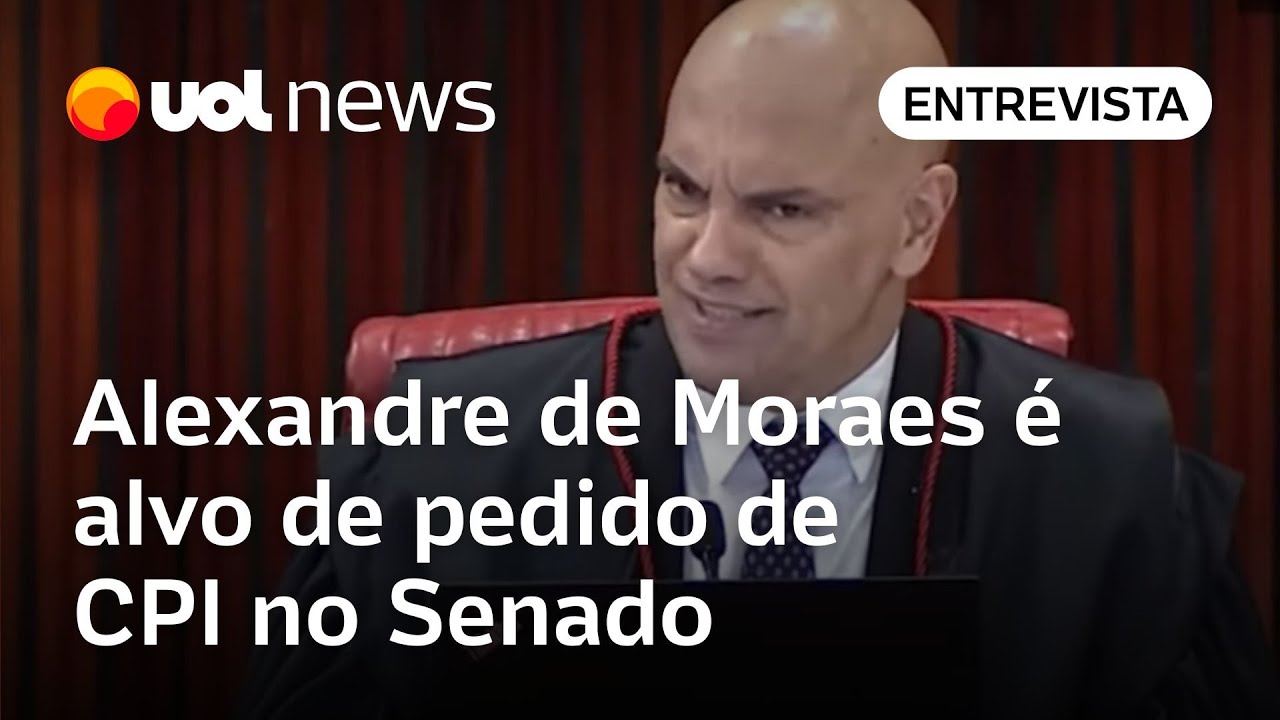 Alexandre de Moraes é alvo de pedido de CPI no Senado